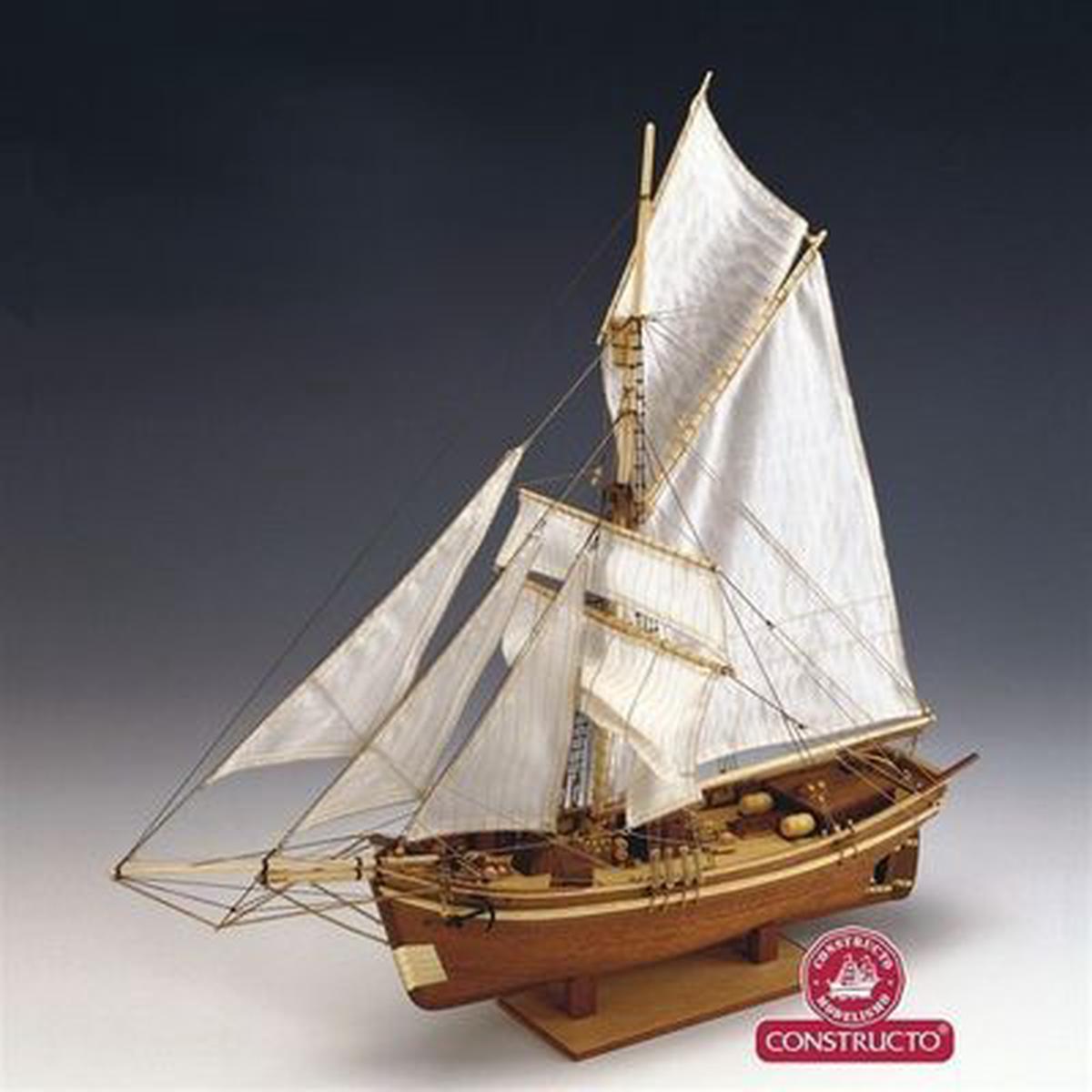 Constructo Gjoa Wooden Model Ship Set (164)