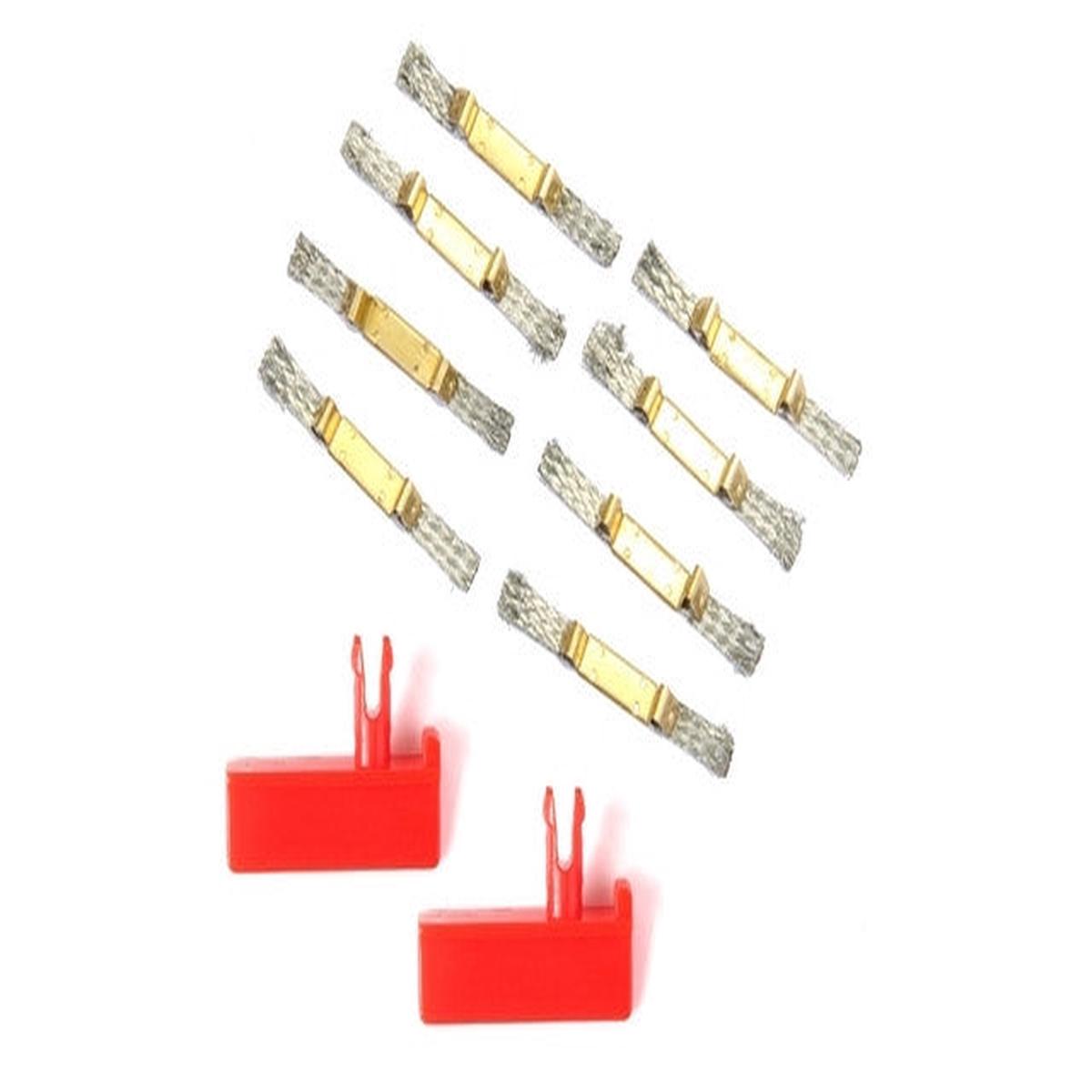 EVOLUTION 8 CONTACT BRUSHES 2 RED GUIDE KEELS (UNIVERSAL)