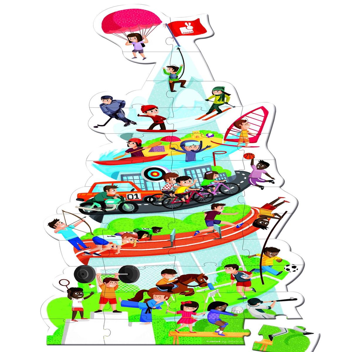 Tower Floor Puzzle Multi Sports