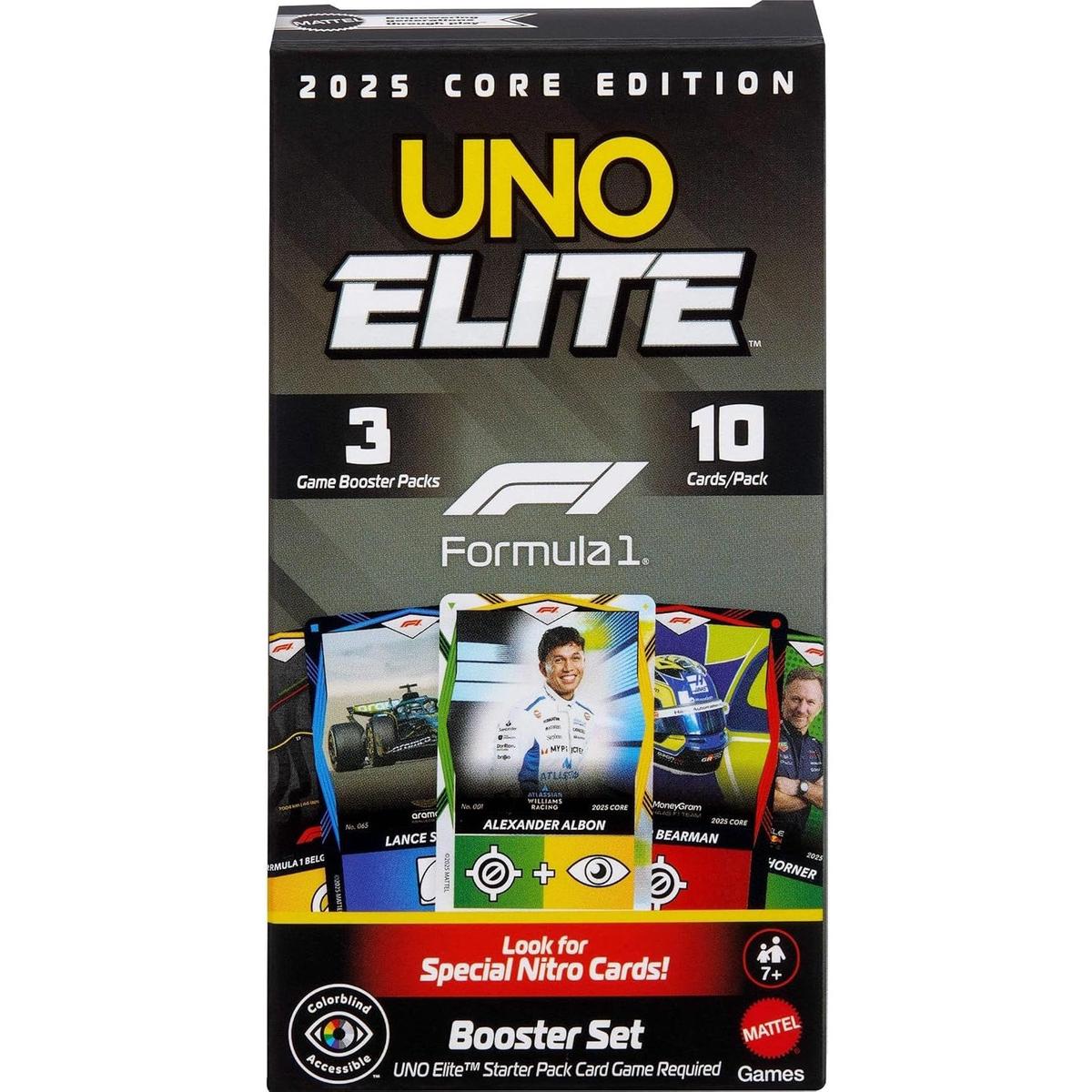 UNO Elite: Formula 1 2025 Core Edition Booster Set