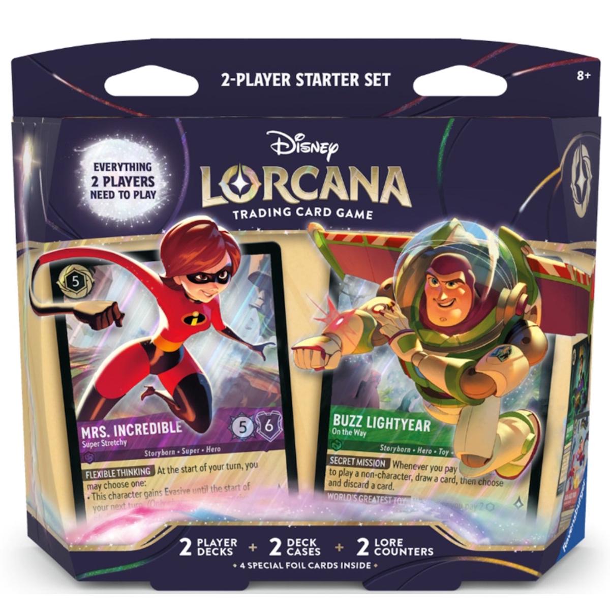 Disney Lorcana TCG: Two Player Decks – Elastigirl/Buzz Lightyear